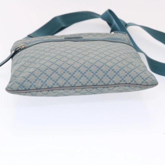 GUCCI Diamante Shoulder Bag PVC Leather Light Blue 295257 Auth bs7152 - Picture 7 of 16
